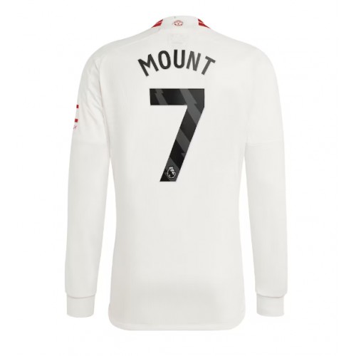 Moški Nogometni dresi Manchester United Mason Mount #7 Tretji 2023-24 Dolgi Rokav